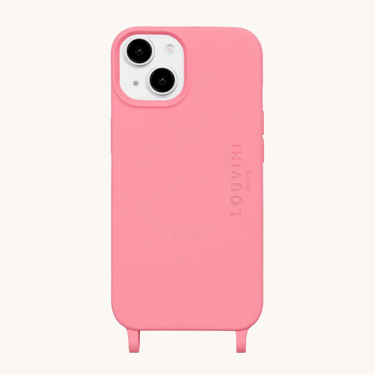 Coque iPhone MagSafe avec anneaux MILO - Rose