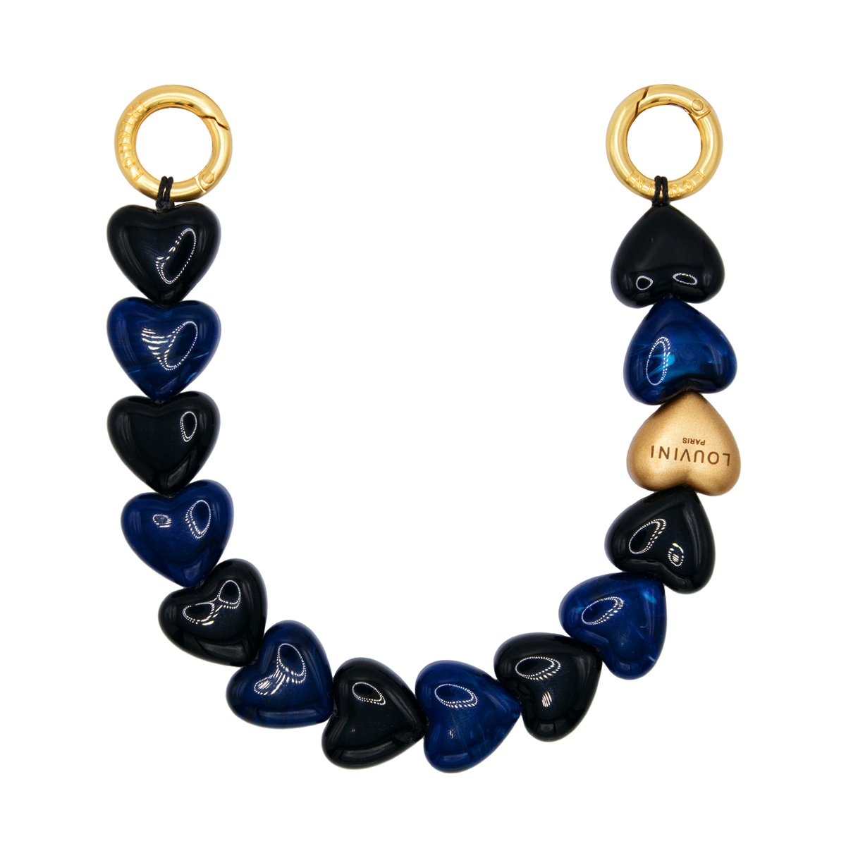 Bracelet PETIT CUORE - Noir-Marine
