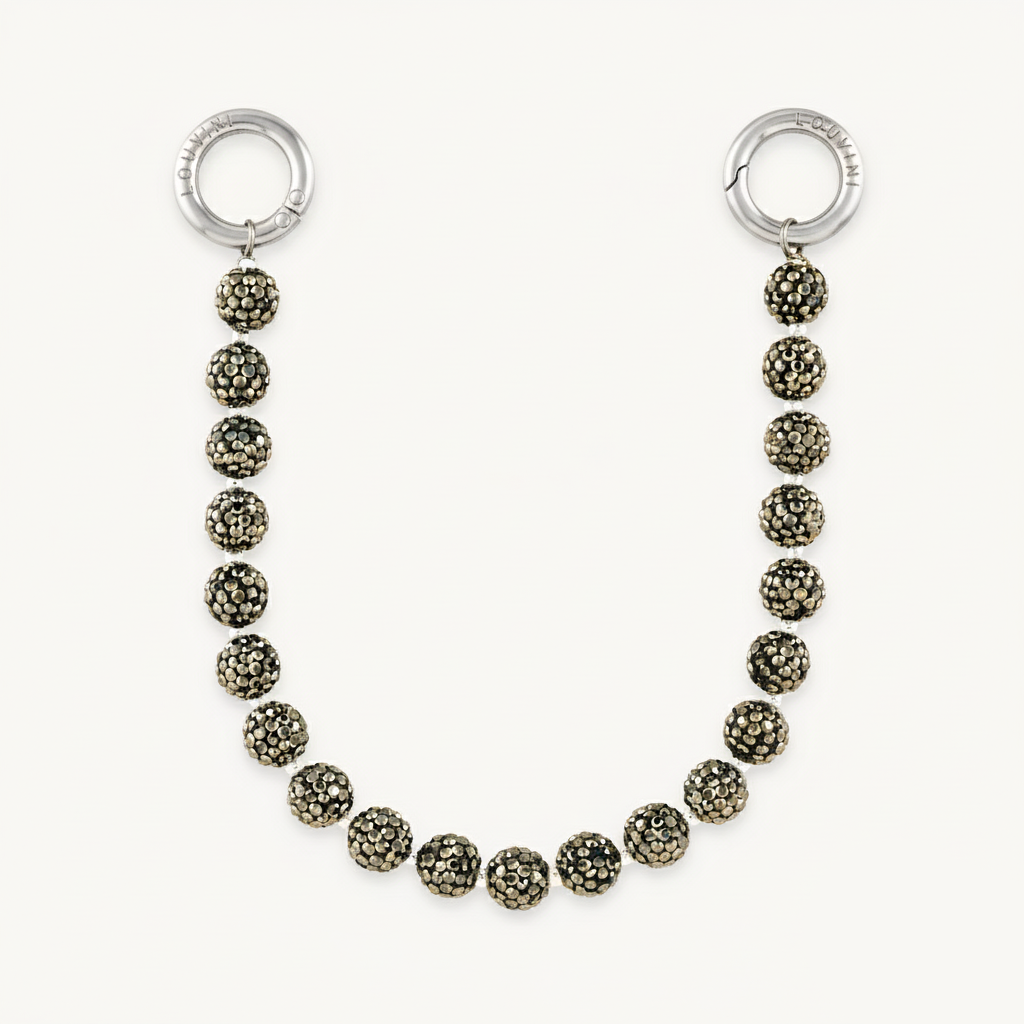 Bracelet PETIT DAISY Argenté - Anthracite