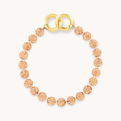 Bracelet de telephone a strass argente
