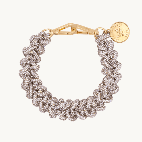 bracelet bijoux pour téléphone argenté