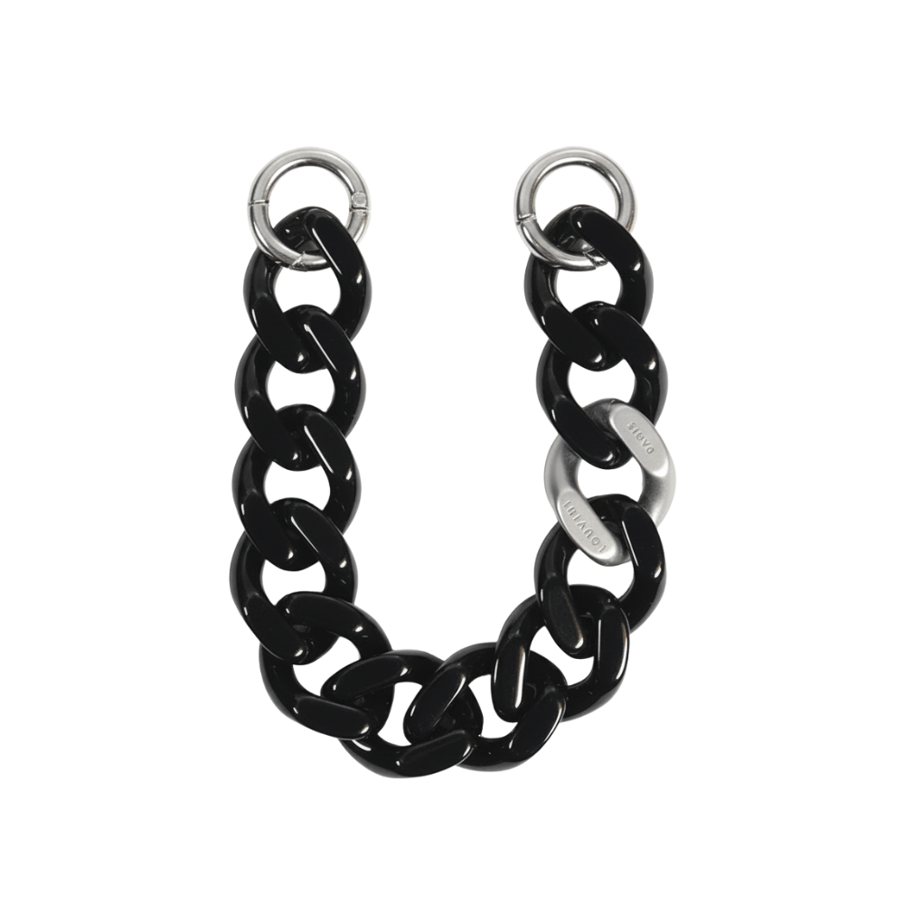 Bracelet PETIT ZOE Argenté - Noir