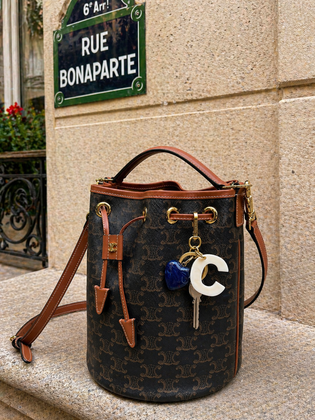 PORTE-CLÉ - Lettre d'Amour C