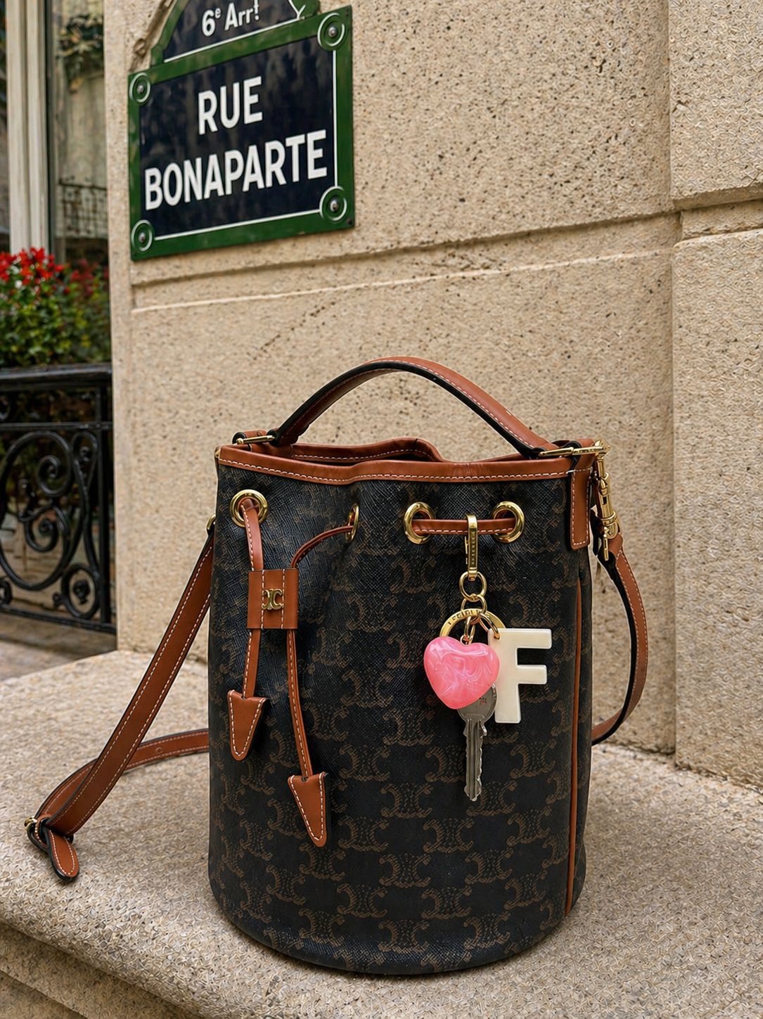 PORTE-CLÉ - Lettre d'Amour F
