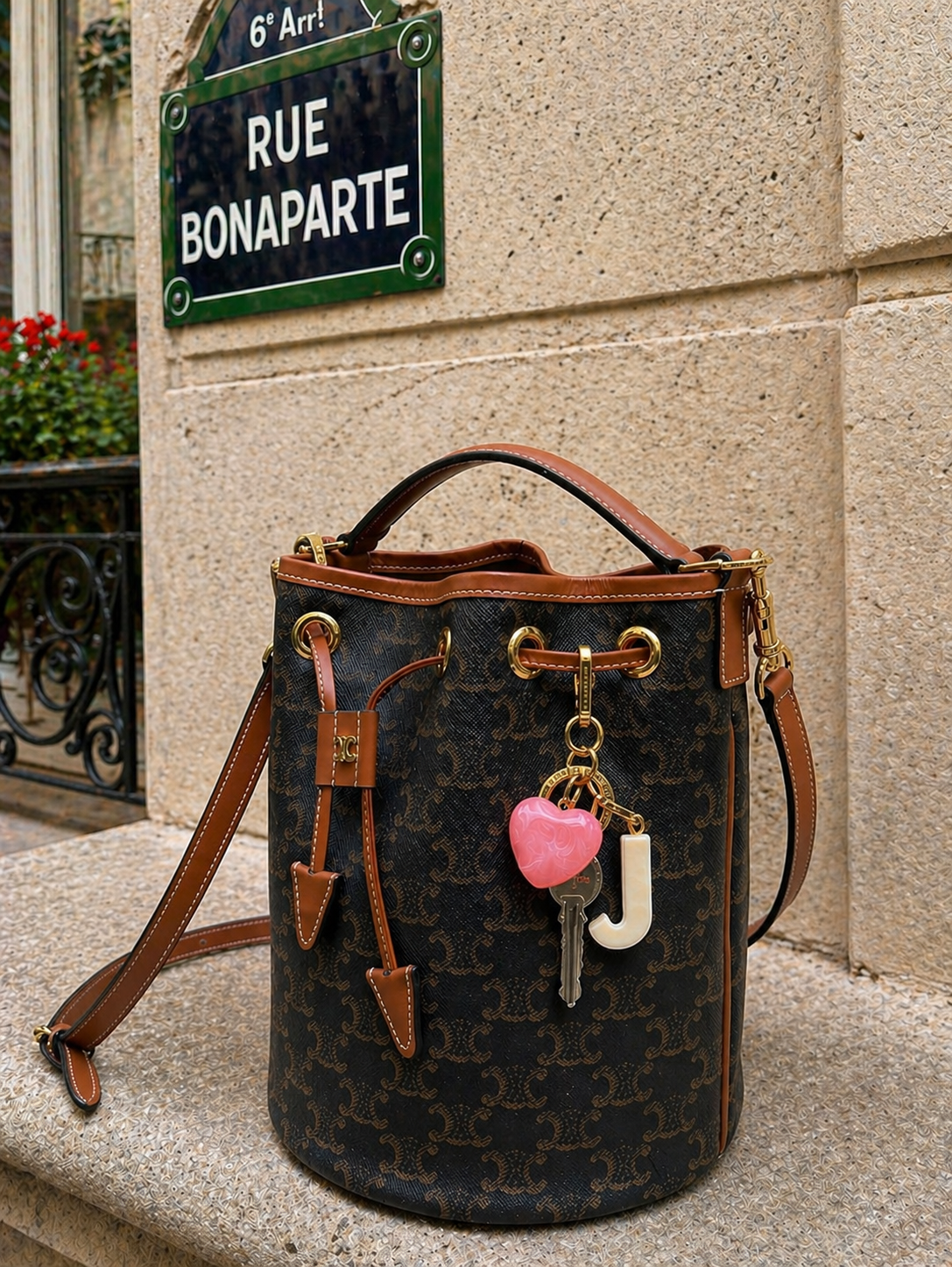 PORTE-CLÉ - Lettre d'Amour J