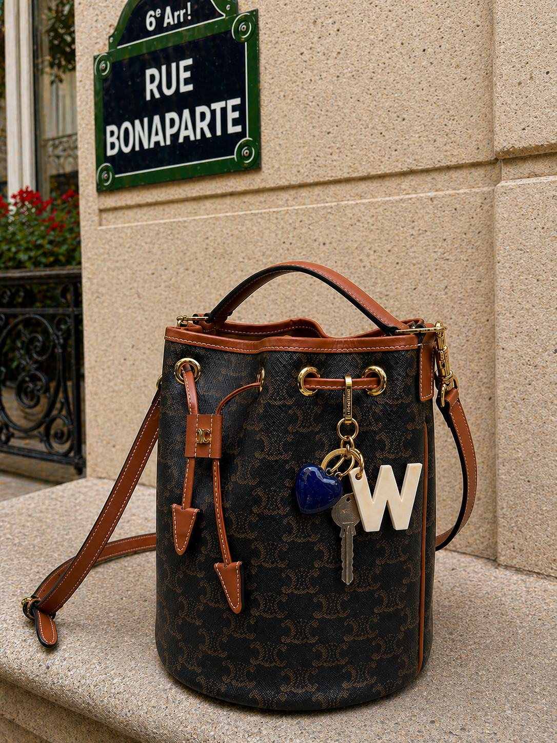 PORTE-CLÉ - Lettre d'Amour W