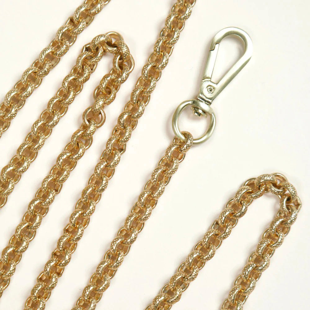 Chaine de telephone a maille dore