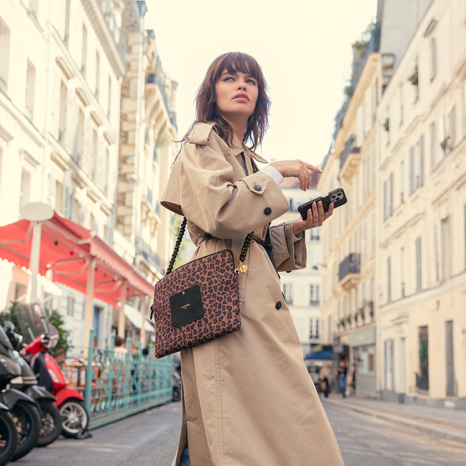 Pochette ordinateur STELLA - Léopard
