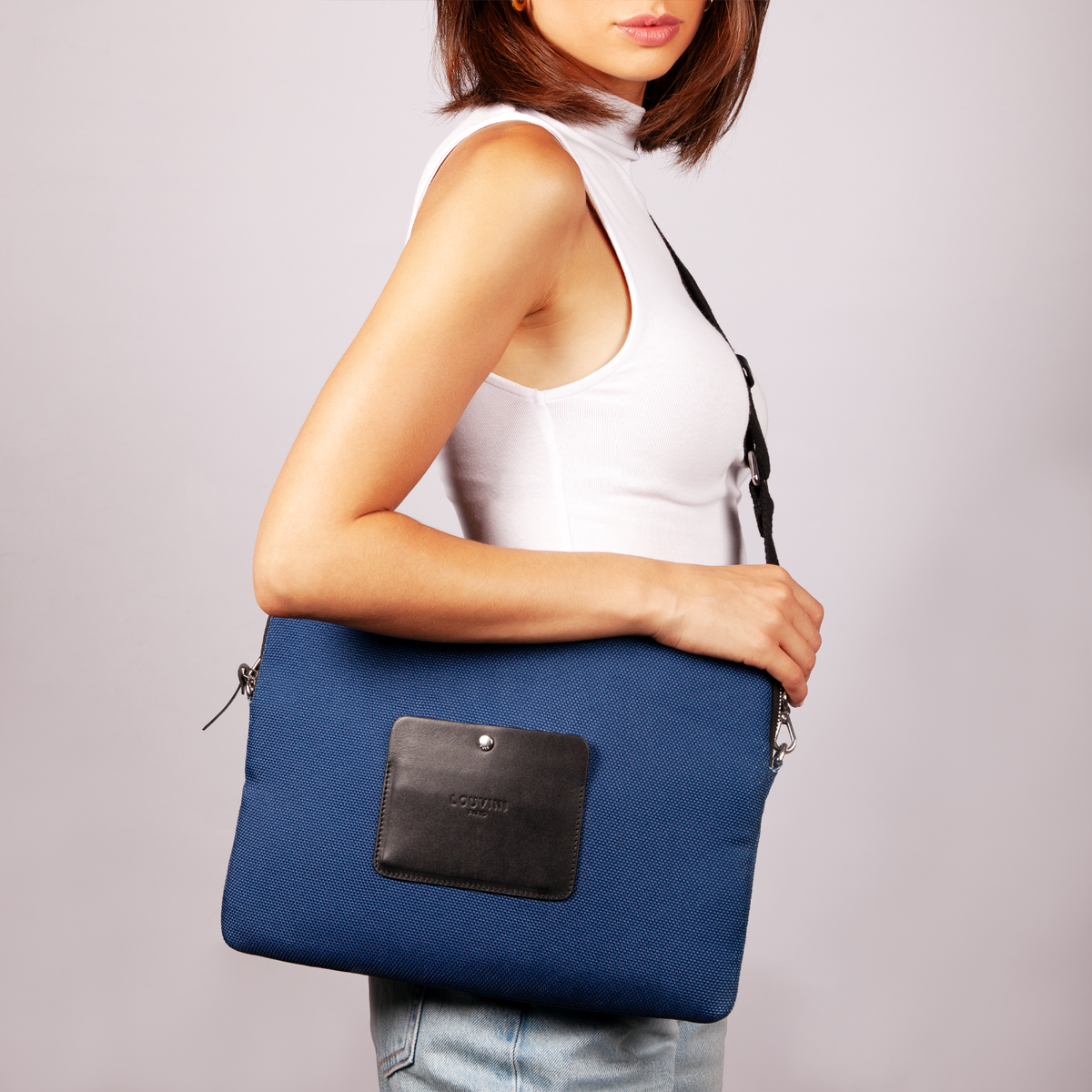 Pochette ordinateur STELLA - Marine