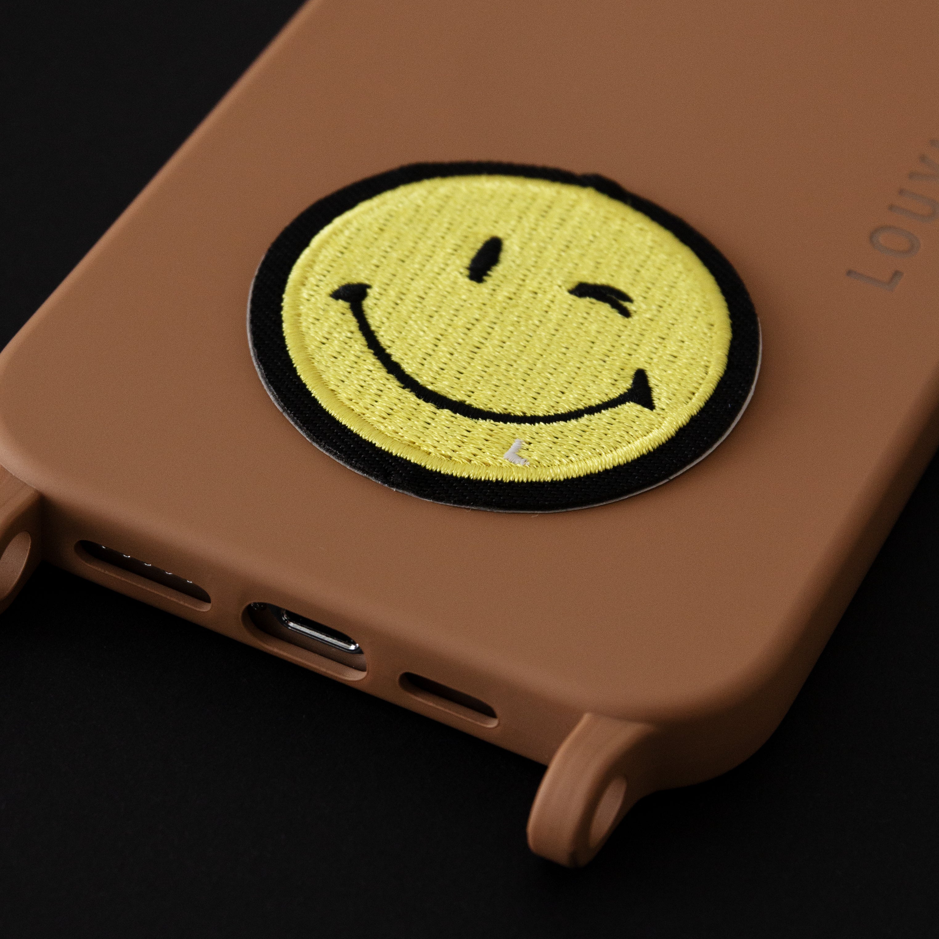 STICKER BRODÉ - SMILEY WINK