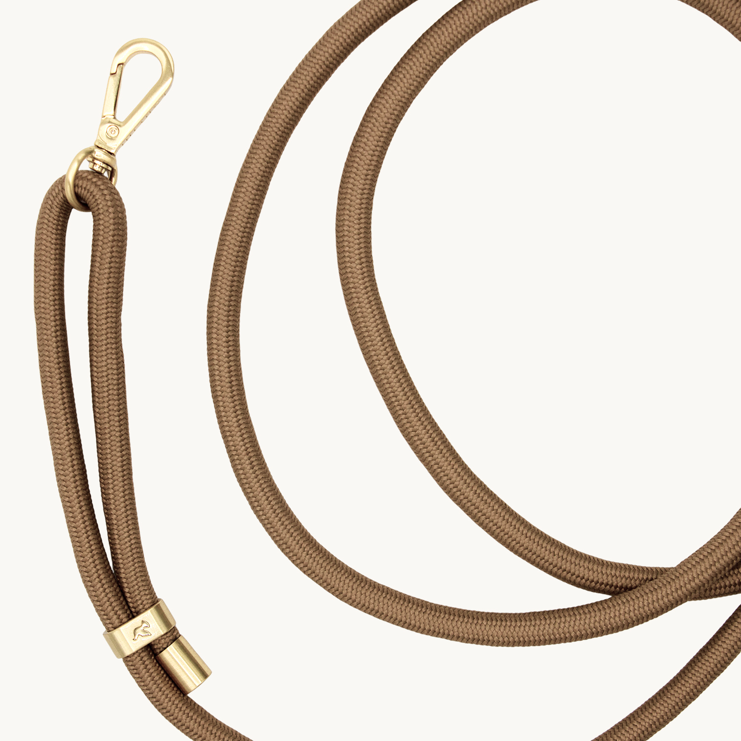 Cordon de telephone ajustable camel
