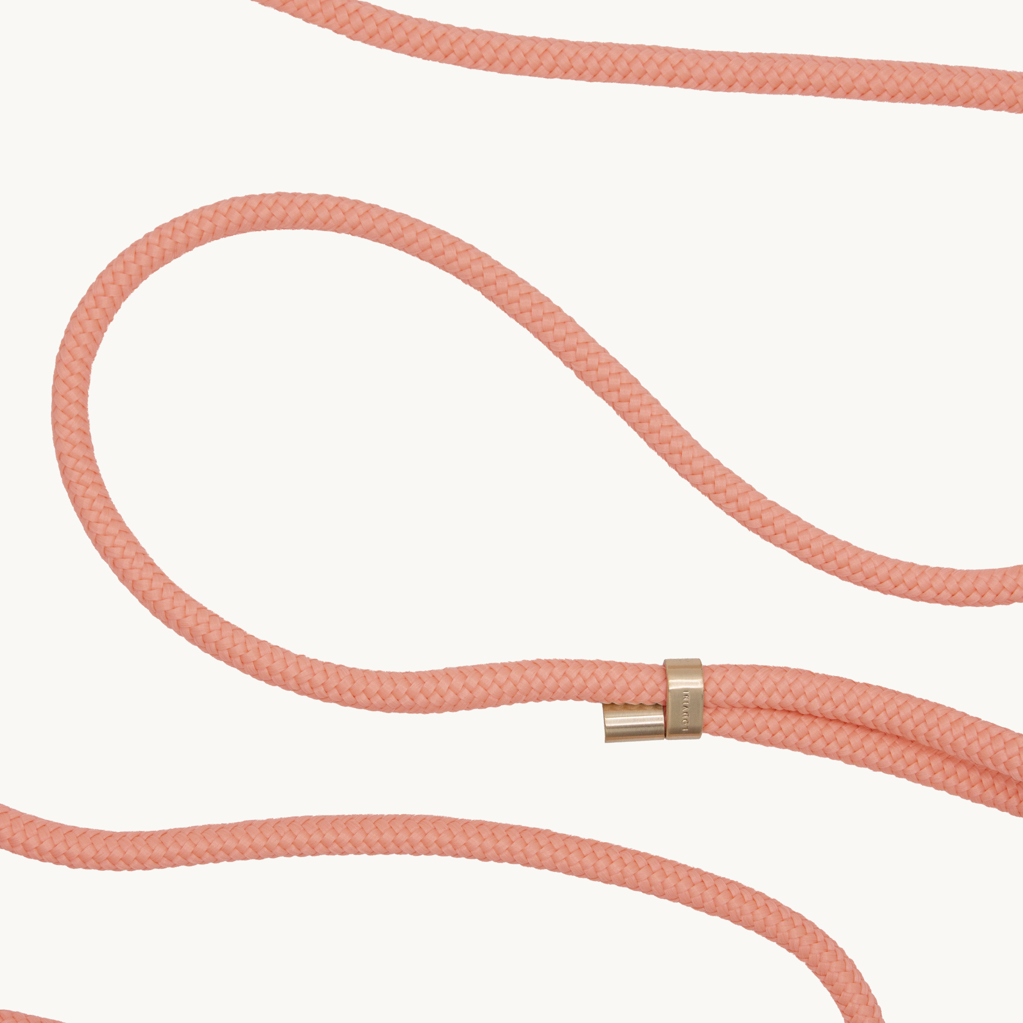 Cordon de telephone ajustable corail