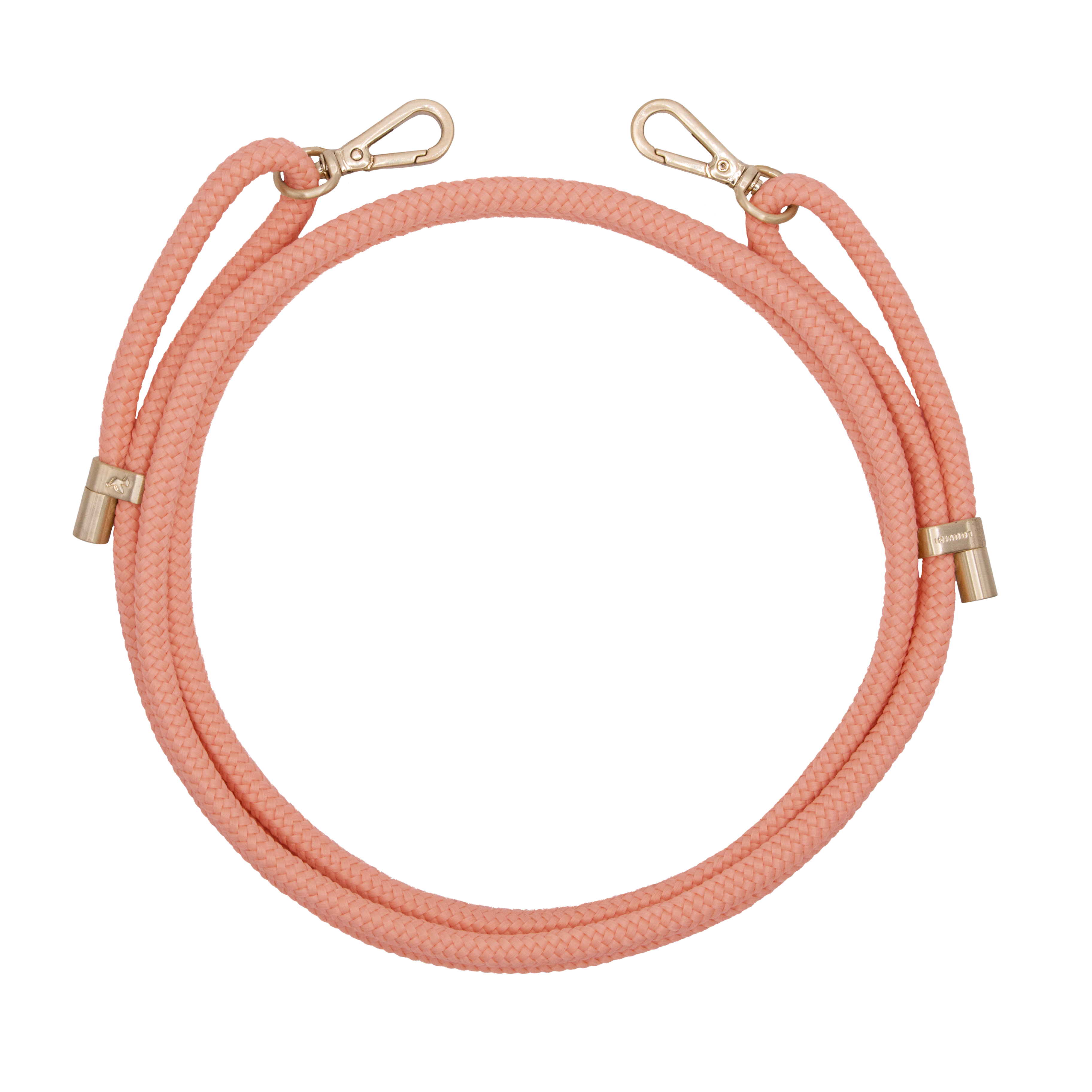 Cordon de telephone ajustable corail