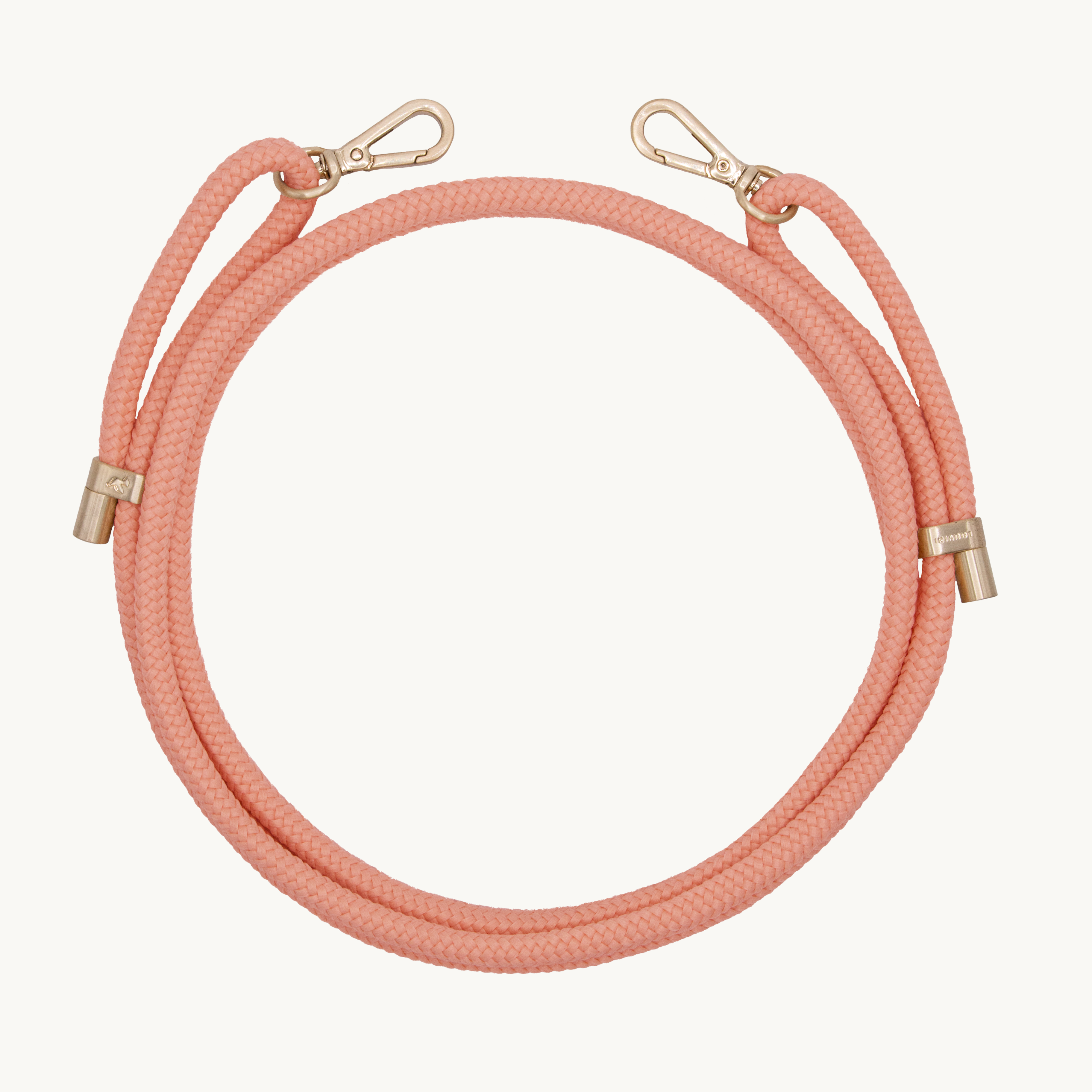 Cordon de telephone ajustable corail