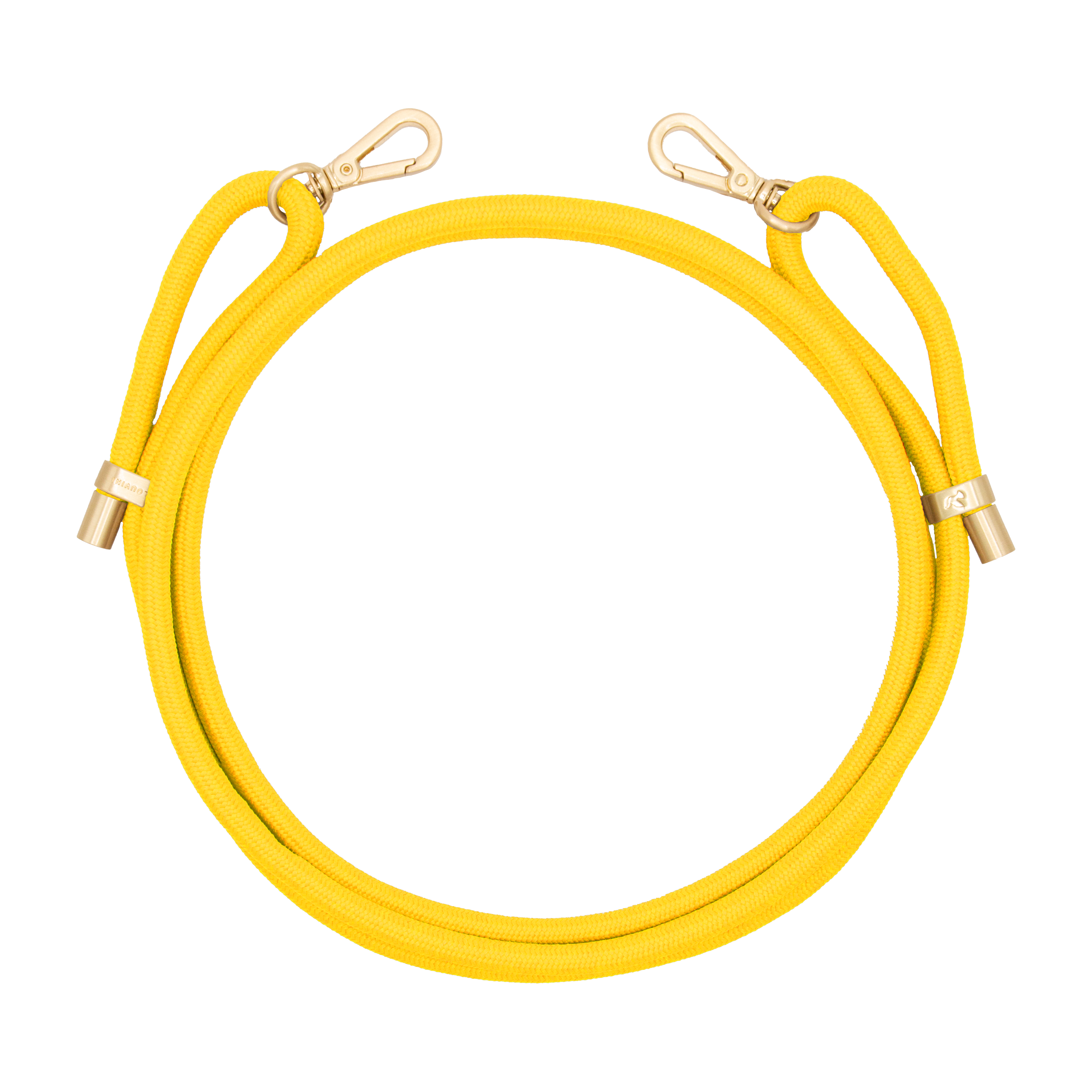 Cordon de telephone ajustable jaune soleil