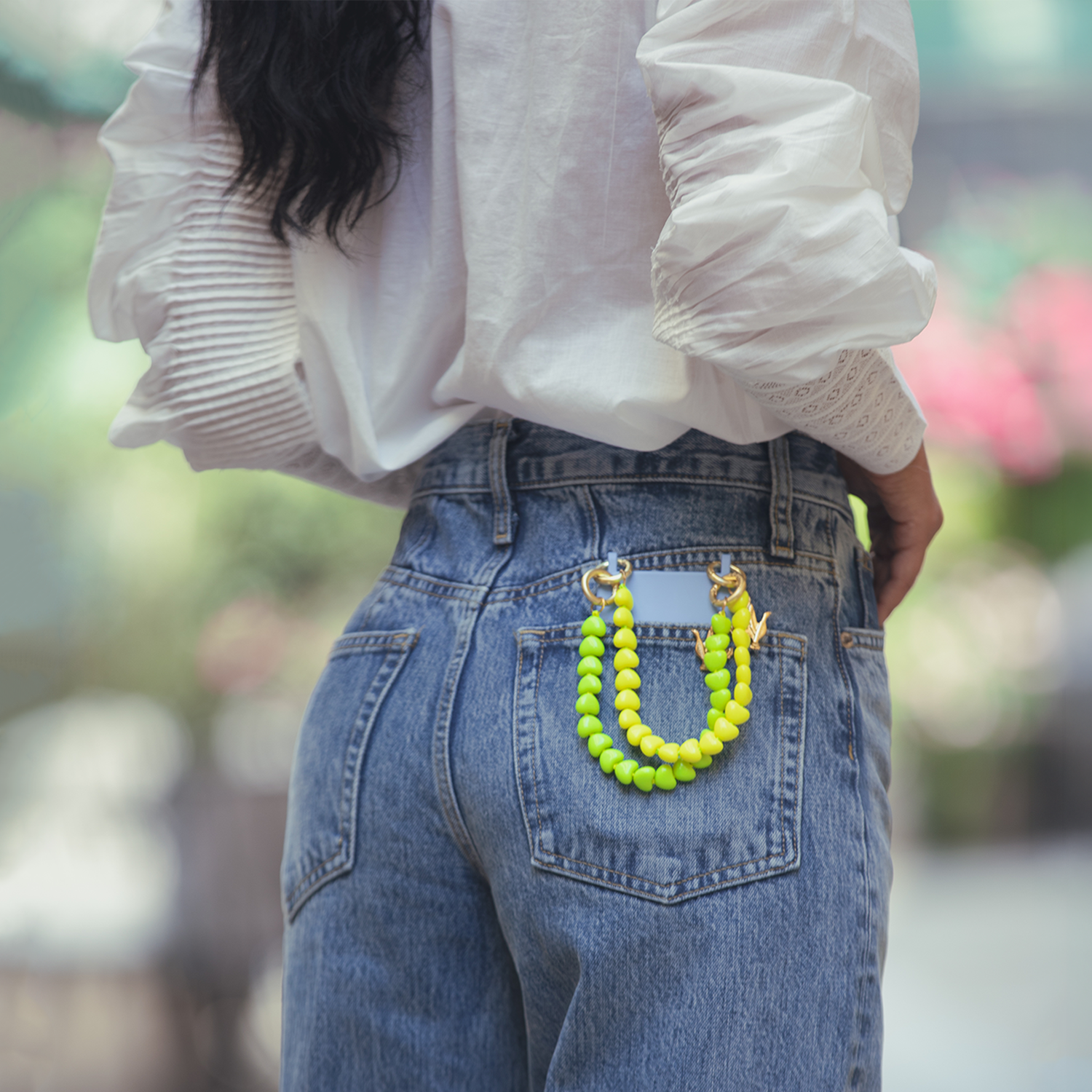 Bracelet TINY CUORE - Jaune Fluo