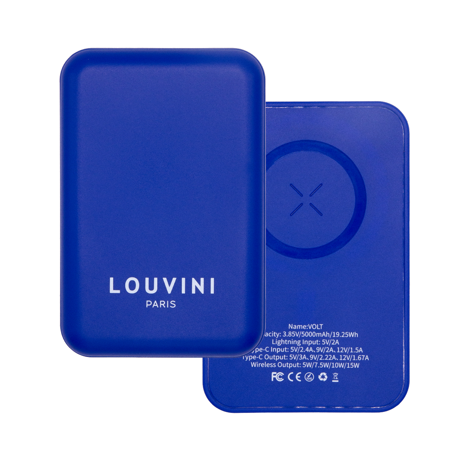 batterie externe bleu pour iPhone