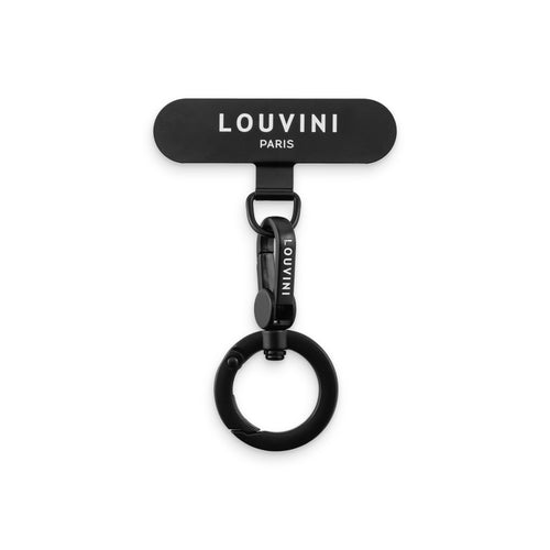 Adaptateur universel pour cordon et chaîne de téléphone installé sur coque smartphone
