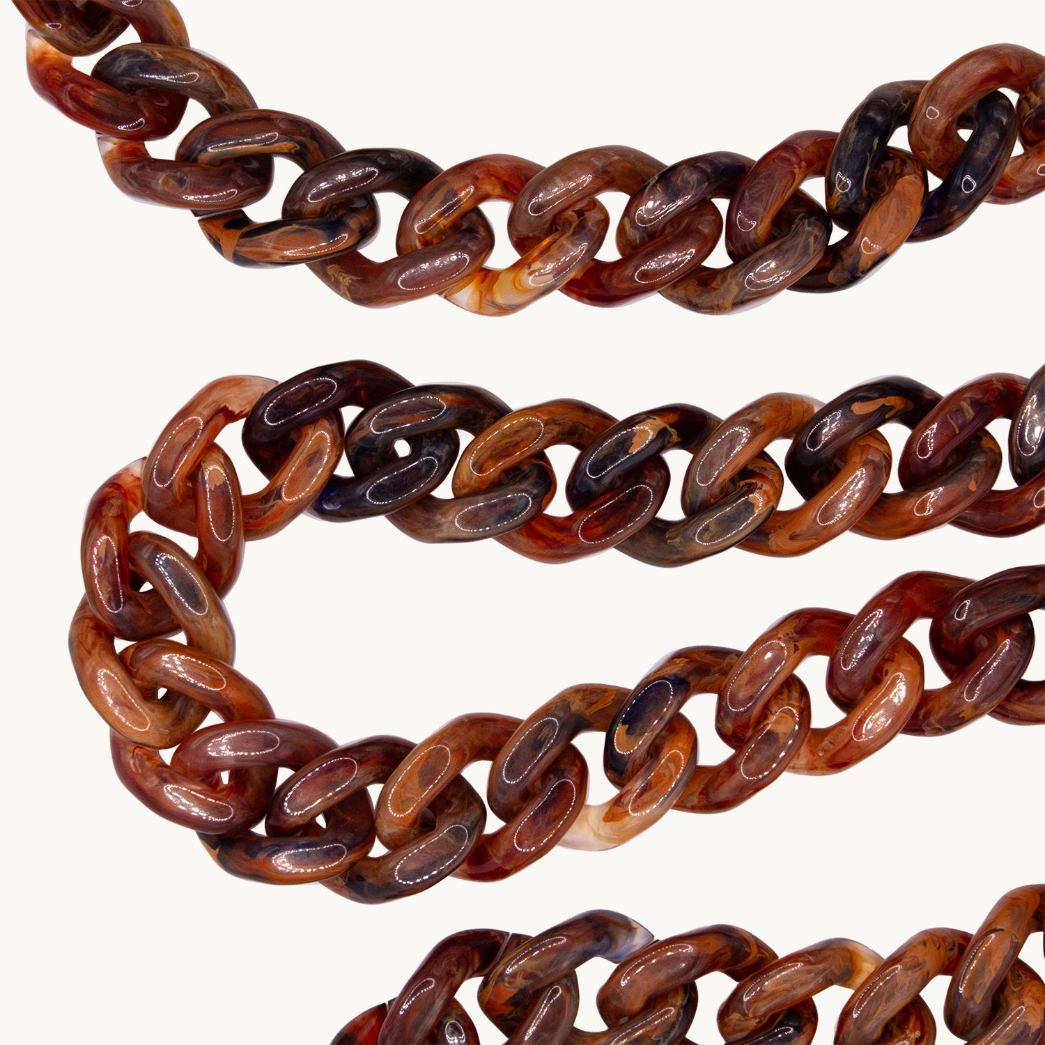 Chaîne de telephone brun