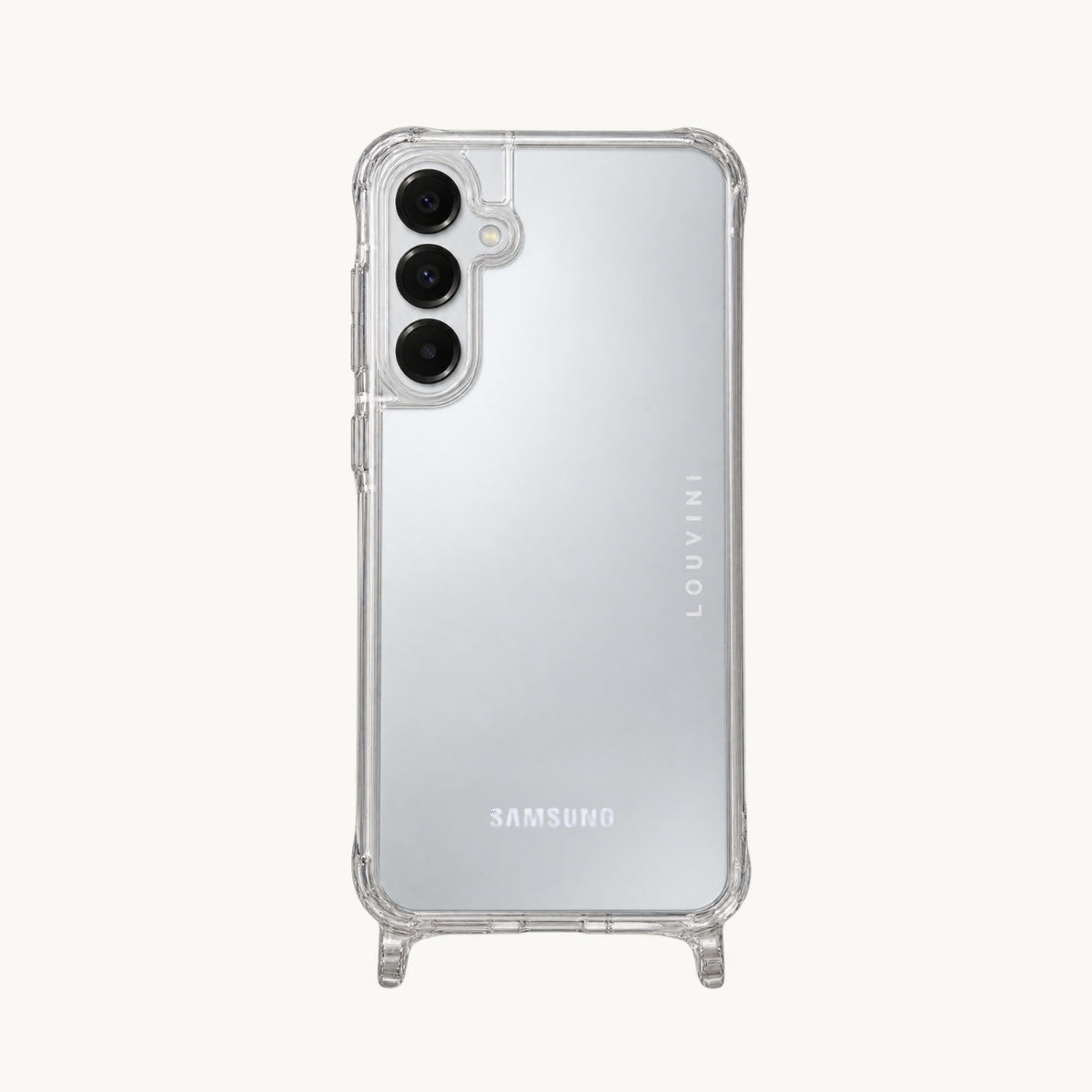 Coque Samsung avec anneaux CHARLIE - Transparente