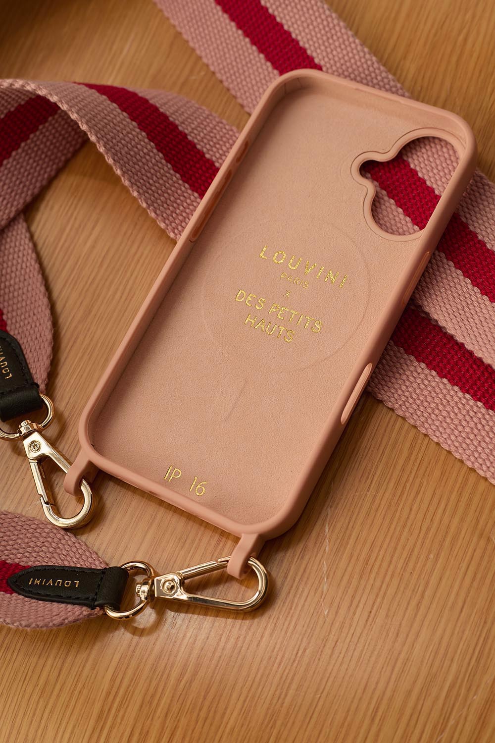 Sangle OLYMPE x Des Petits Hauts - Rose-Rouge