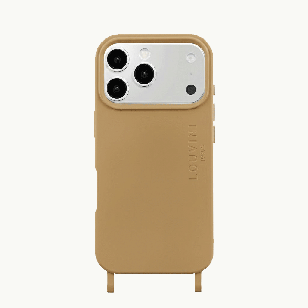 Coque iPhone MagSafe avec anneaux MILO - Cannelle