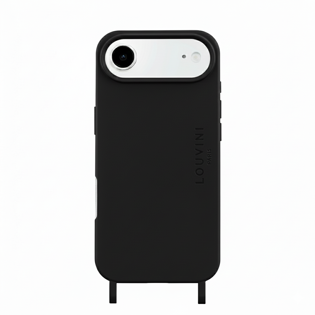 Coque iPhone MagSafe avec anneaux MILO - Noir