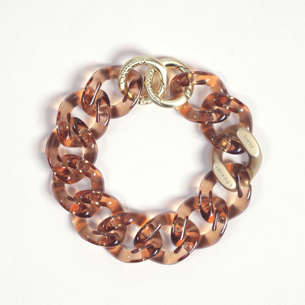 Bracelet de téléphone en résine ambre