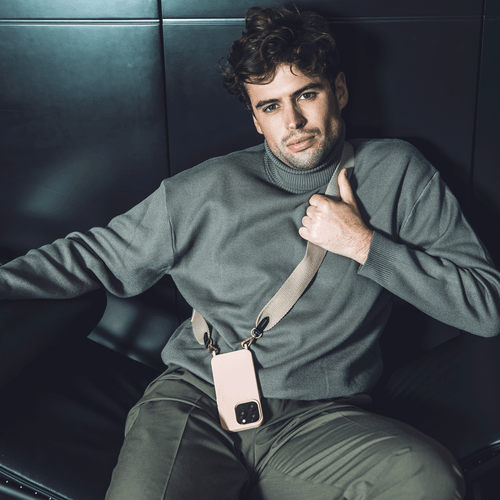 Coque iPhone MagSafe avec anneaux MILO - Taupe