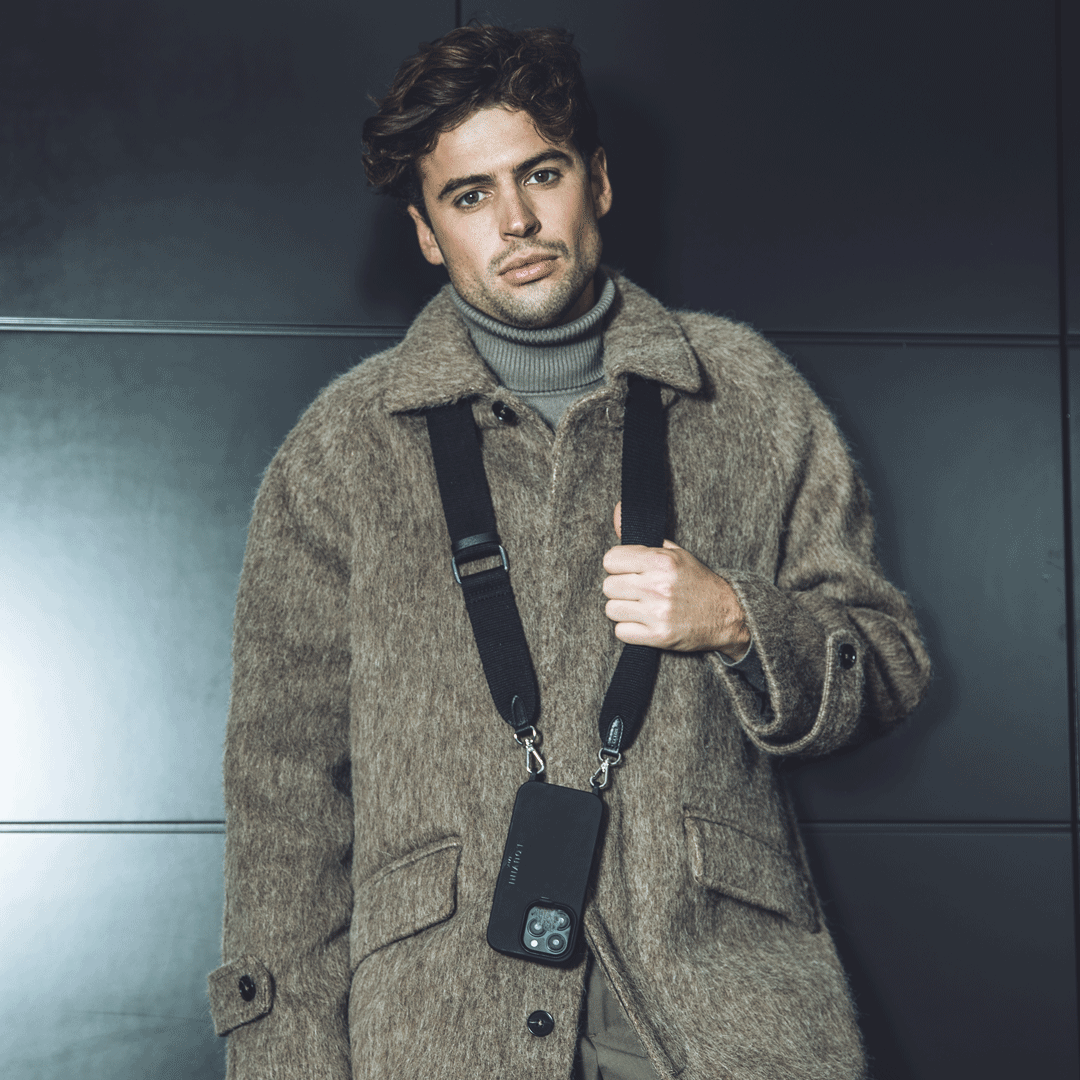 Sangle OLYMPE - Noir-Argenté