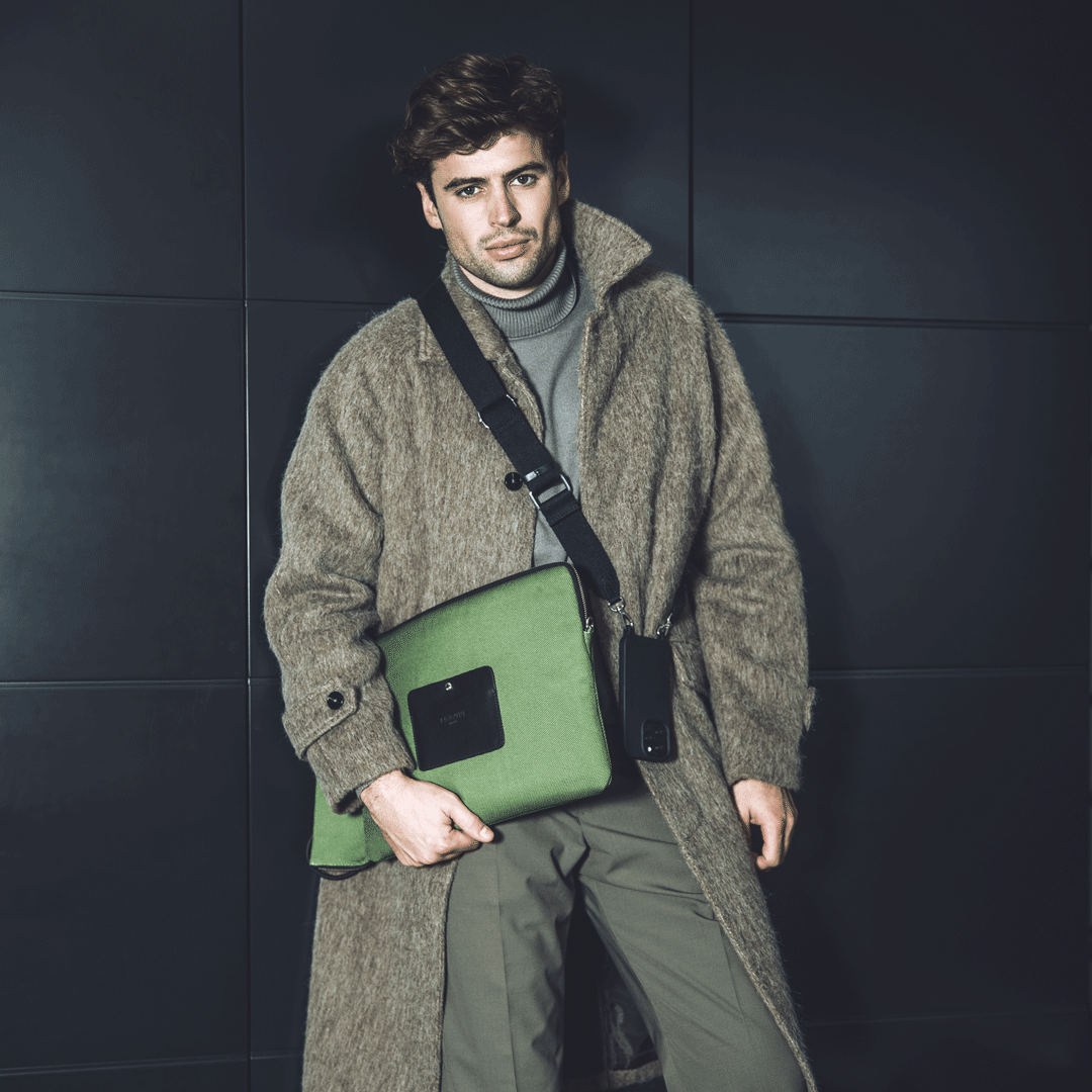 Pochette ordinateur STELLA - Kaki