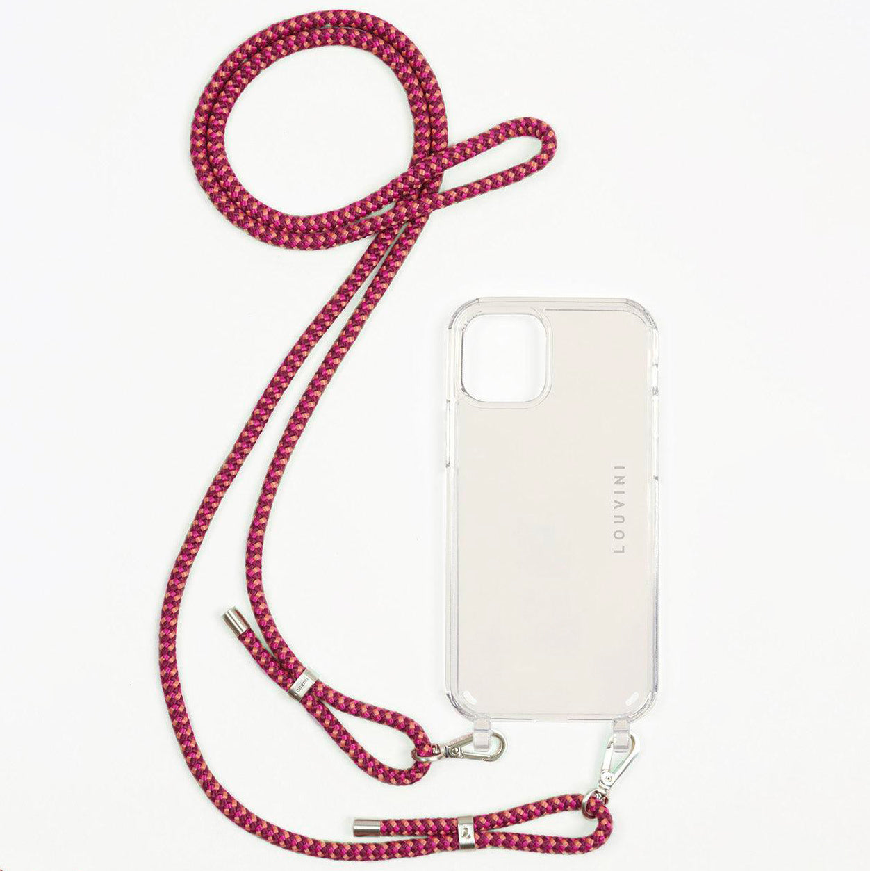 Charlie Phone Case & Tessa Fuchsia-Burgundy Cord (Huawei)