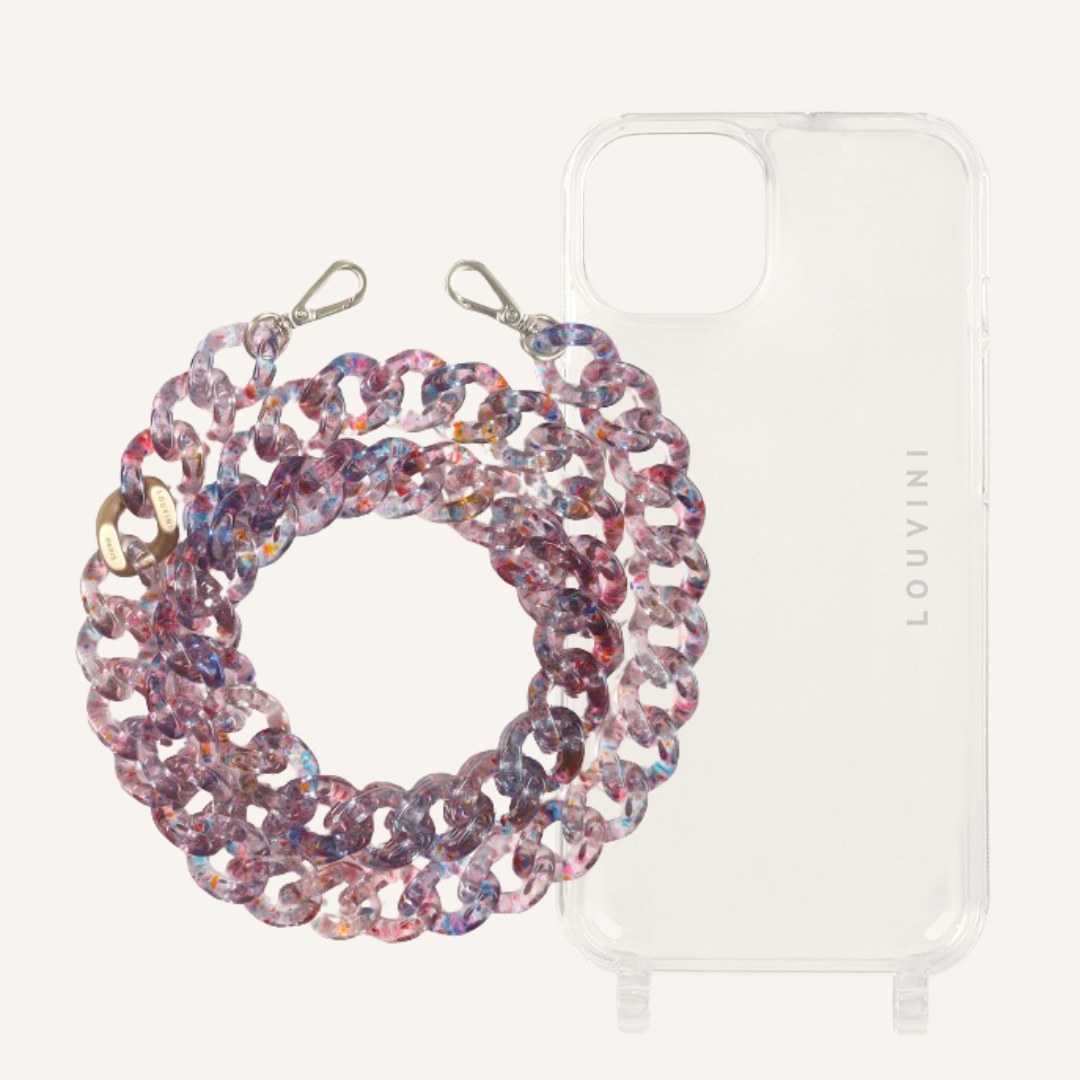 CHARLIE IPHONE CASE & ZOE SUNSET CHAIN