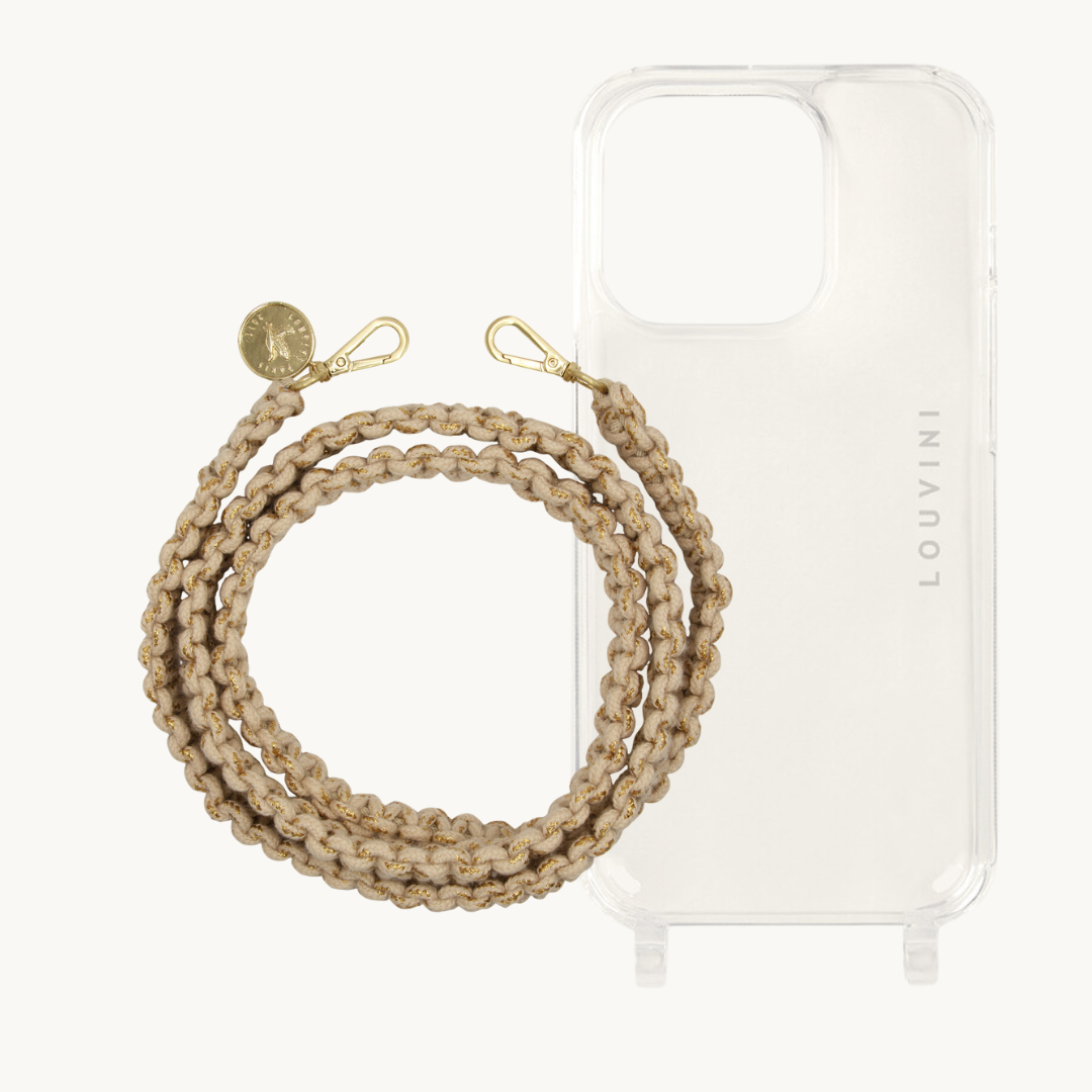 Charlie iPhone Case & Palma Cream Cord