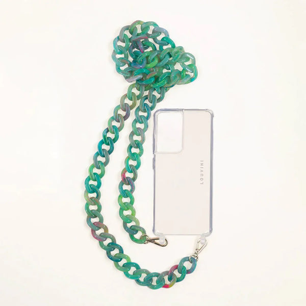 Charlie Case & Zoe Jade-Green Chain (Samsung)