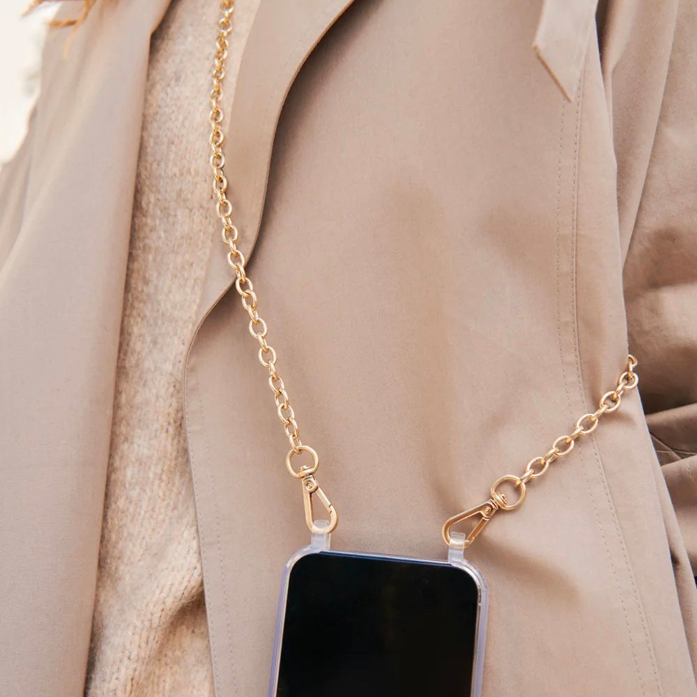 Charlie iPhone Case & Alice Gold chain