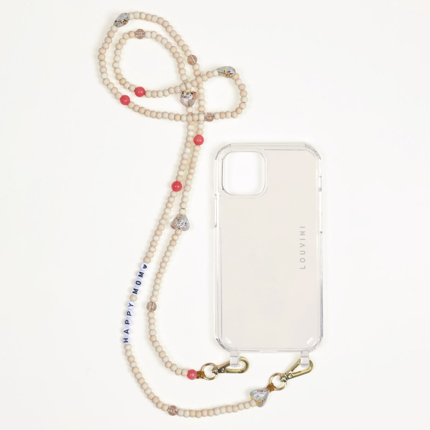 Charlie iPhone Case & Arielle "Happy Mom" Strap