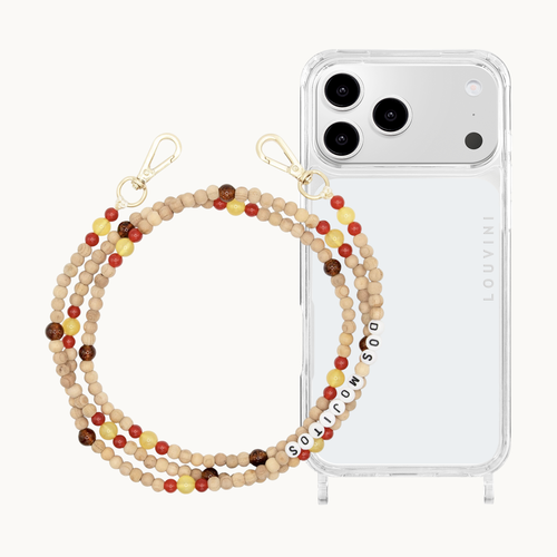 Coque iPhone CHARLIE & chaîne bandoulière ARIELLE Espagne