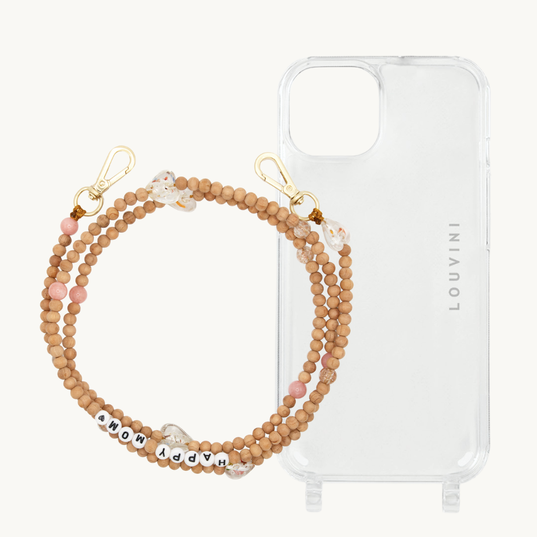 Charlie iPhone Case & Arielle "Happy Mom" Strap