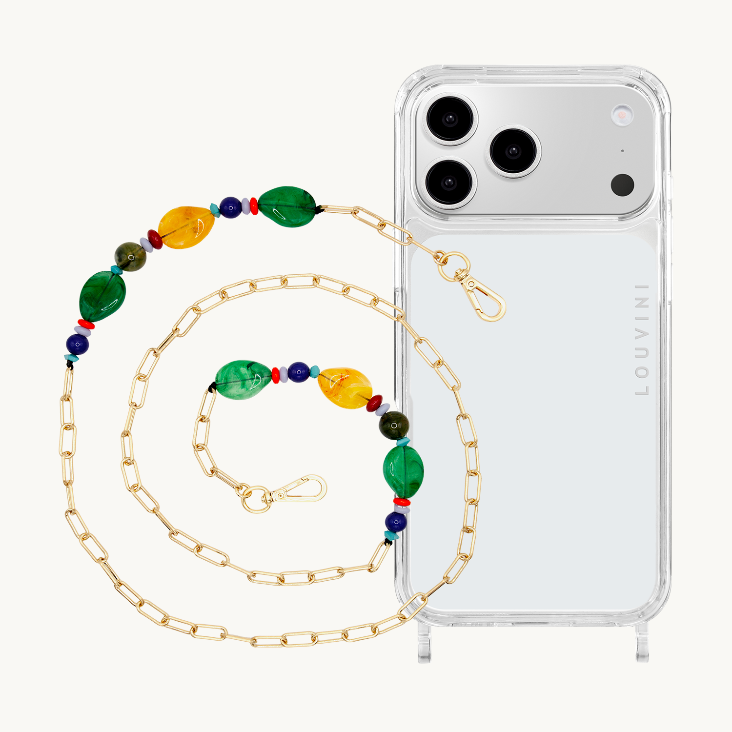 Coque CHARLIE iPhone & chaîne BELLA