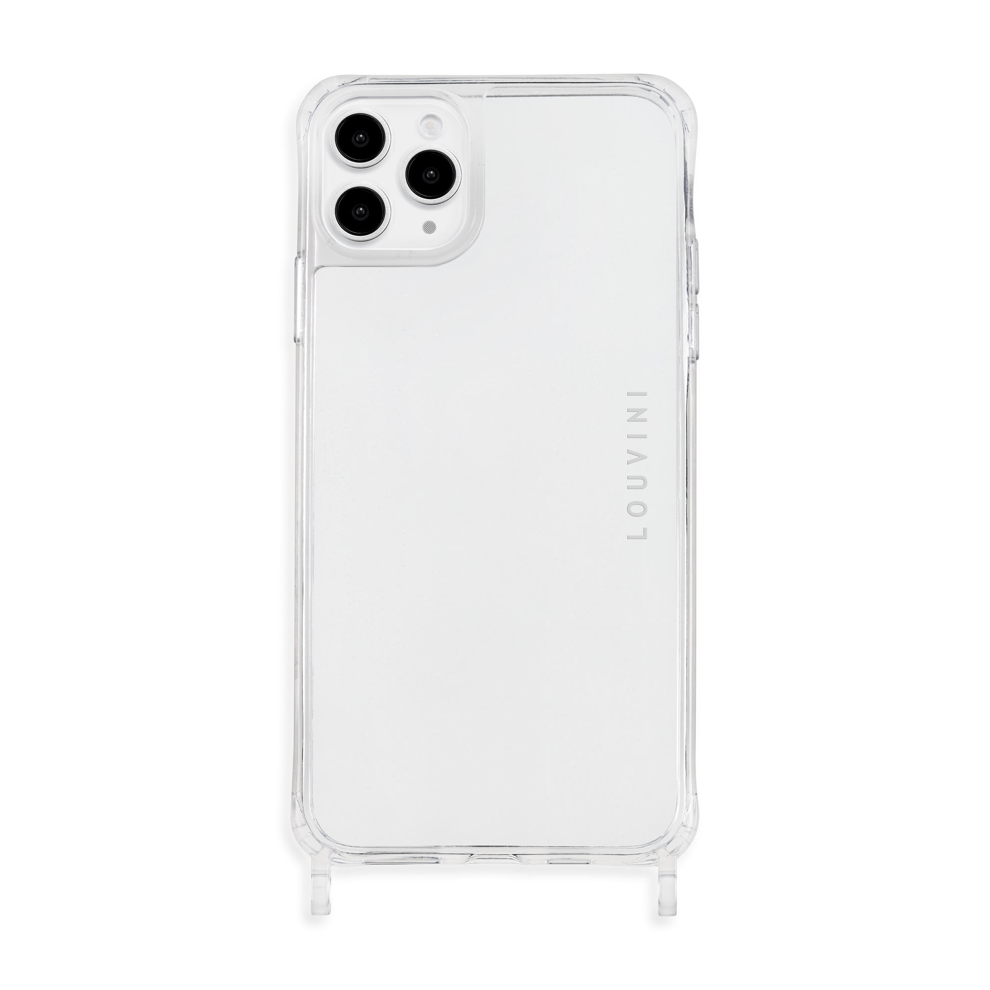 Coque iPhone avec anneaux CHARLIE - Transparente