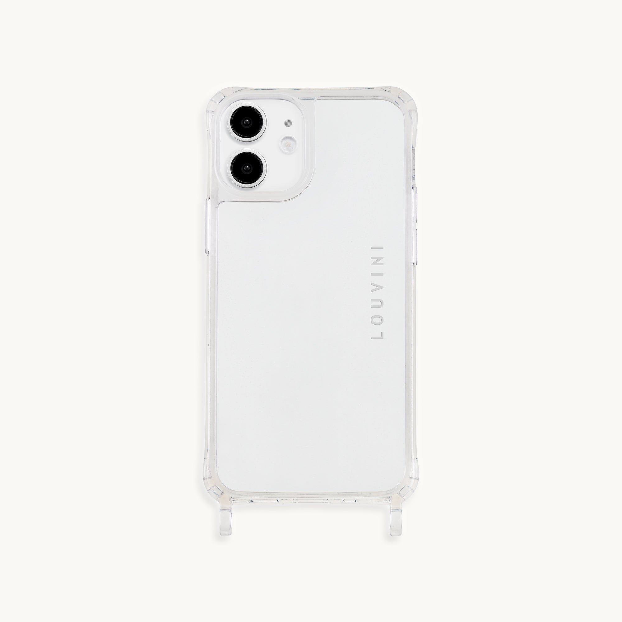 Coque iPhone avec anneaux CHARLIE - Transparente