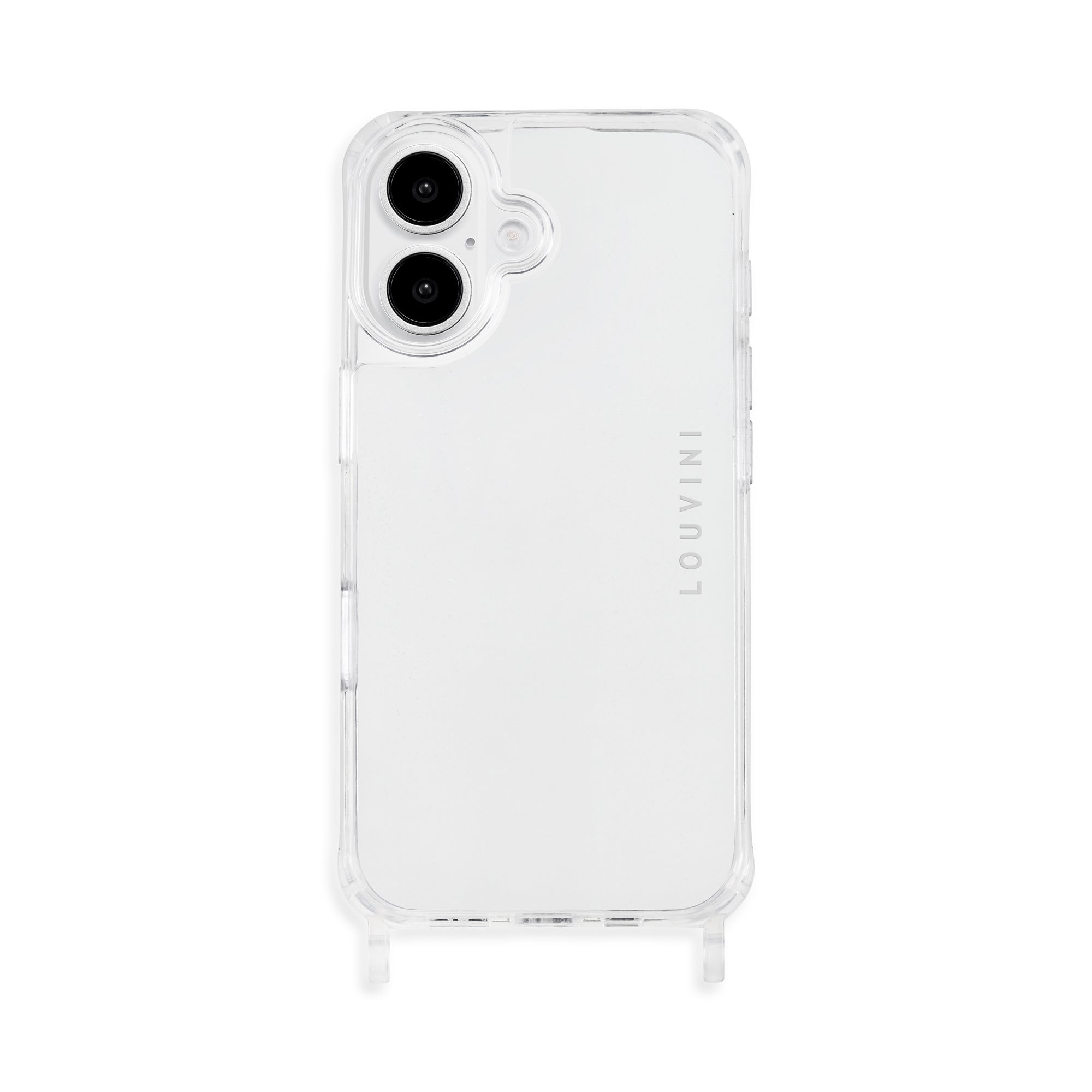 Coque iPhone avec anneaux CHARLIE - Transparente