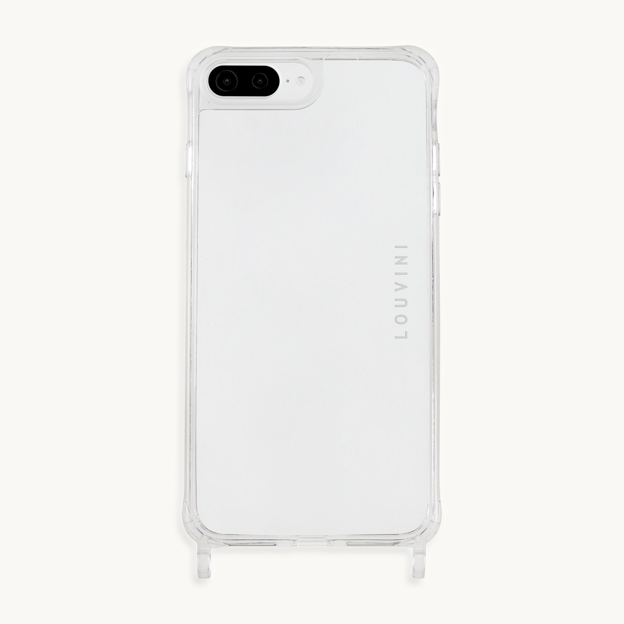 Coque iPhone avec anneaux CHARLIE - Transparente