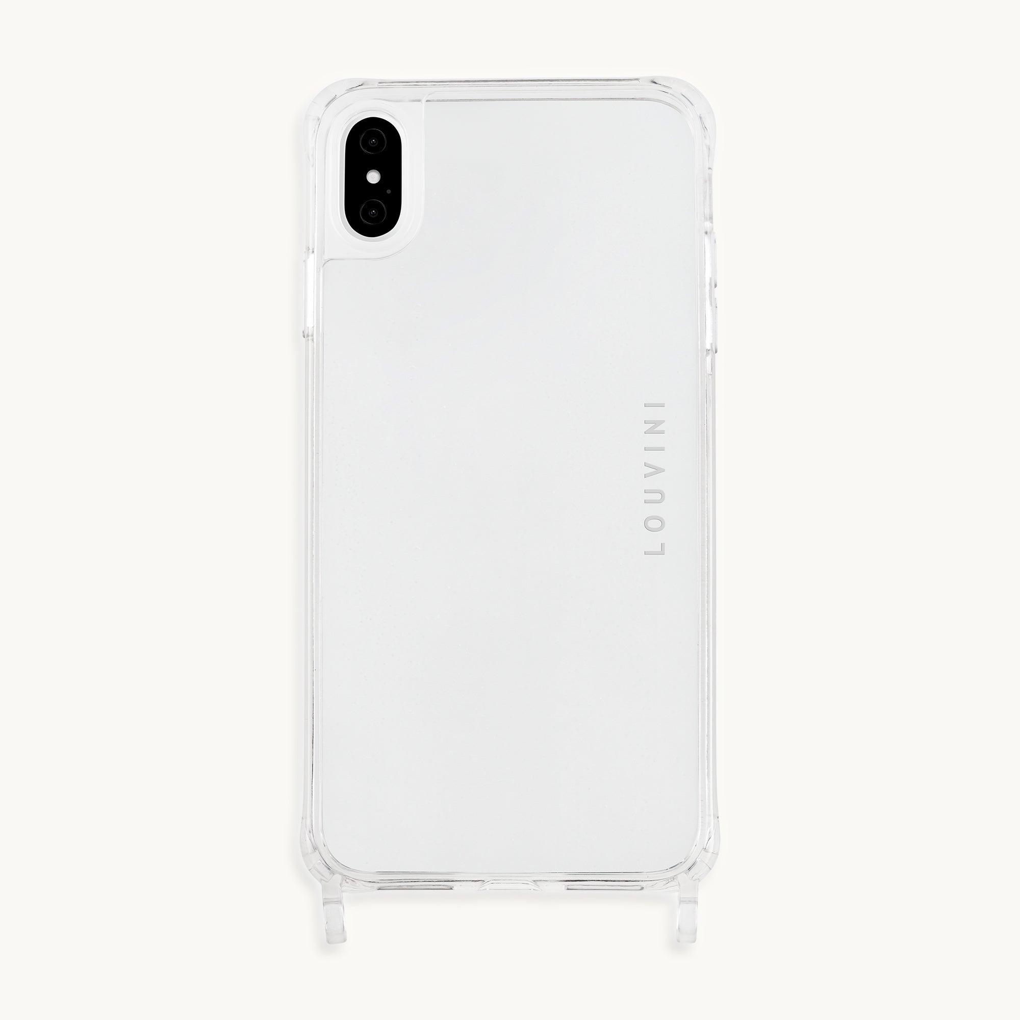 Coque iPhone avec anneaux CHARLIE - Transparente