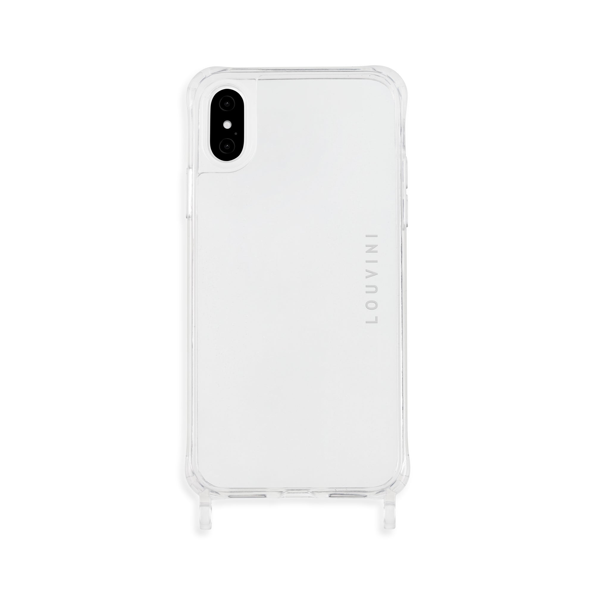 Coque iPhone avec anneaux CHARLIE - Transparente