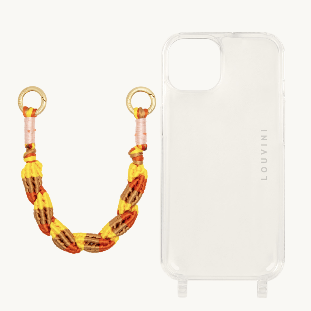 Charlie iPhone Case & LAYLA Yellow Woven Cord