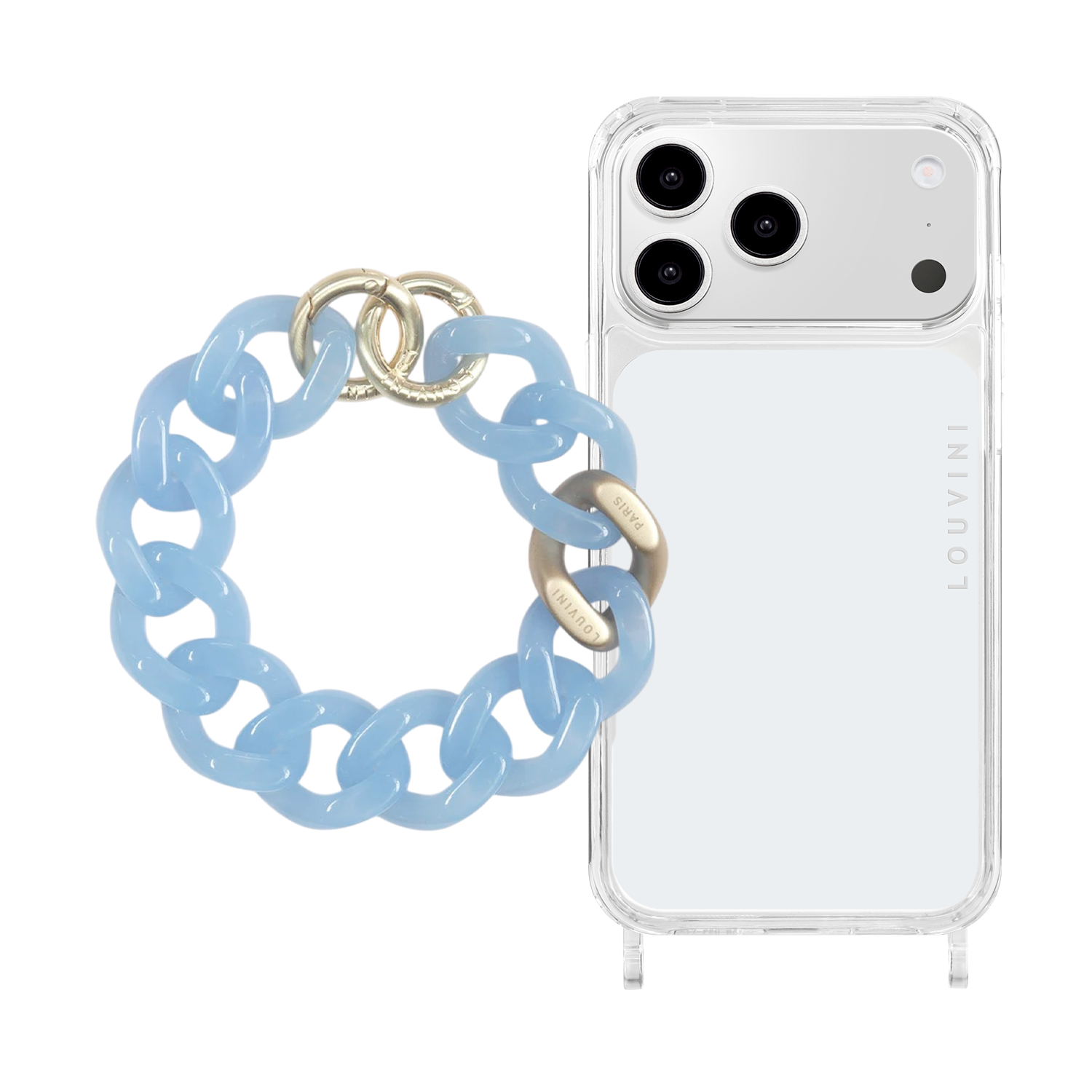 Coque iPhone CHARLIE & Bracelet PETIT ZOE Bleu
