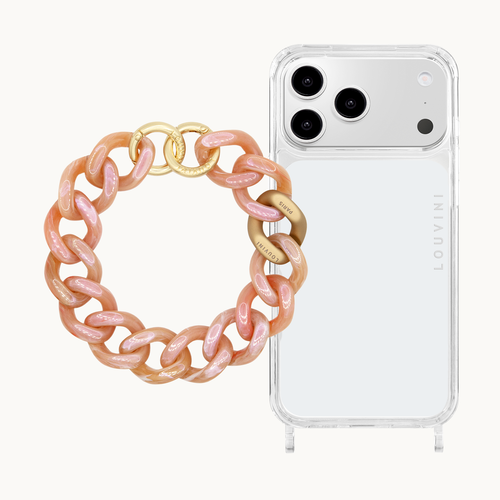 Coque iPhone CHARLIE & bracelet PETIT ZOE Bubble Gum