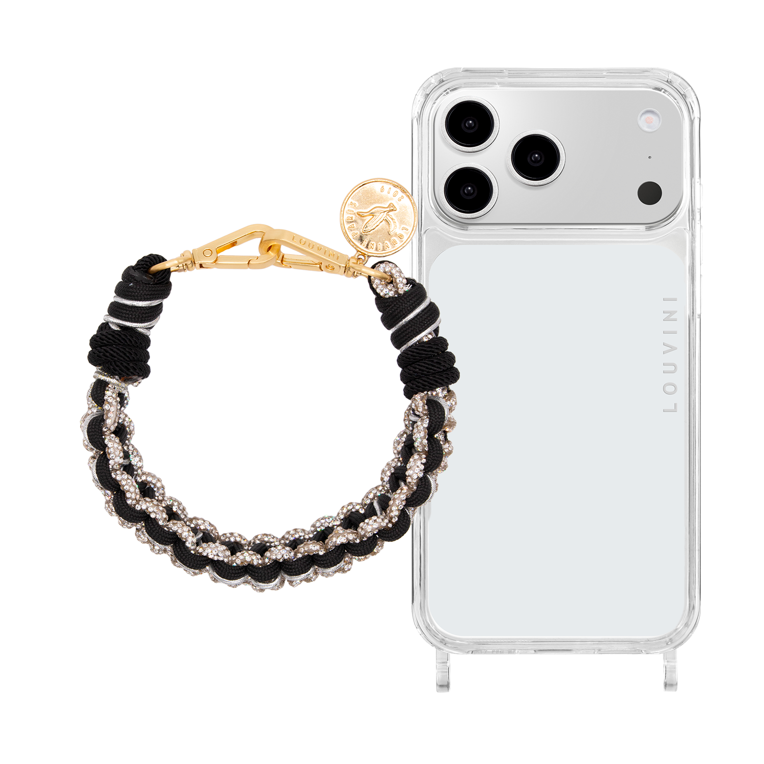 Coque iPhone CHARLIE & Bracelet PETIT CLEO Noir